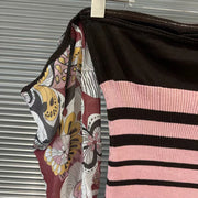 Striped Strapless Fitted Top
