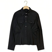Flap-Pocket Button-Up Shirt