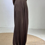 Full-Length Wide-Leg Pants