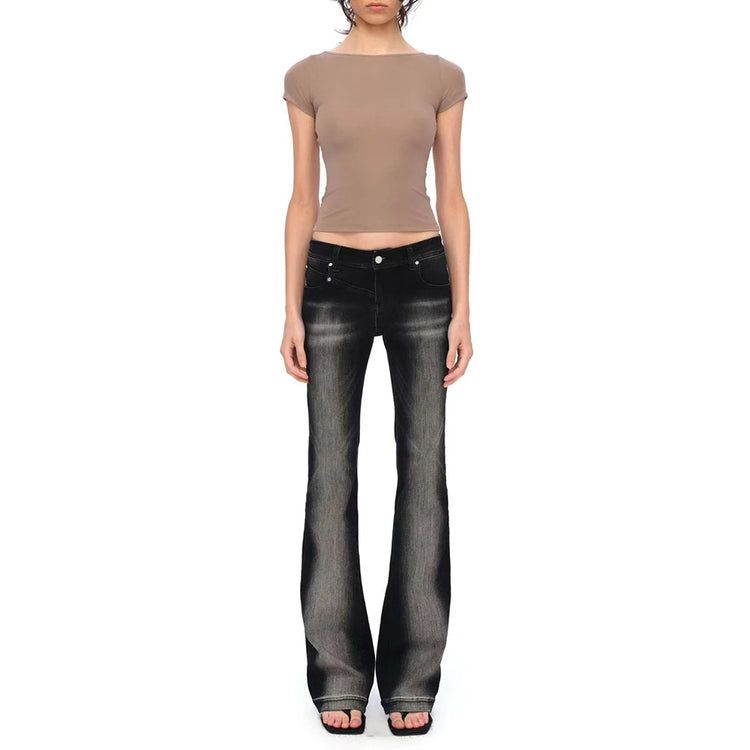 Faded Bootcut Jeans