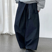 Tie-Waist Wide-Leg Pants