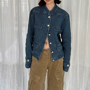 Textured Button-Front Jacket