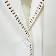 Tailored Blazer and Wide-Leg Pants Set