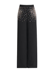 Embellished Cape Top and Pants Set
