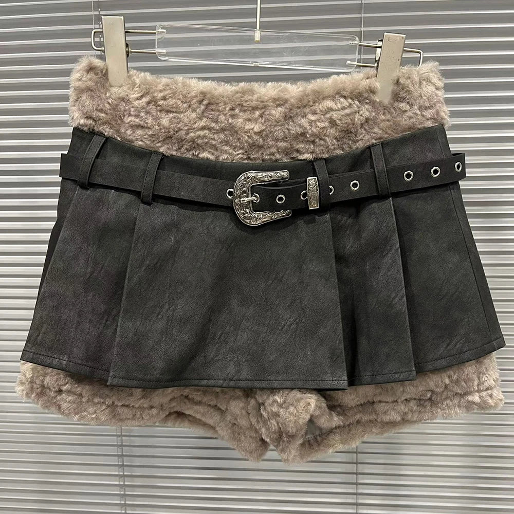Textured Jacket and Mini Skirt Set