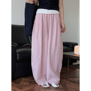 Pleated Relaxed Wide-Leg Pants