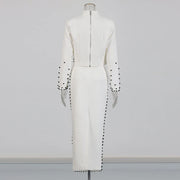Embellished Top and Long Skirt Set