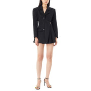 Cutout-Waist Blazer Mini Dress