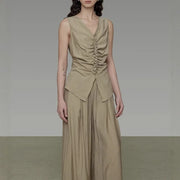 Ruched Vest or Pants