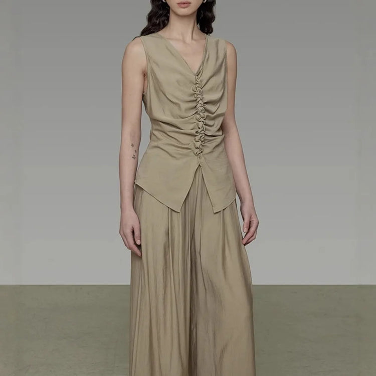 Ruched Vest or Pants