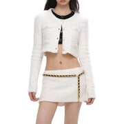 Cropped Jacket or Mini Skirt