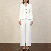 Fitted Blazer and Pants Set