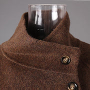 Stand-Collar Tie-Waist Jacket