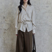 Striped Patch-Pocket Shirt