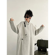 Stand-Collar Longline Coat