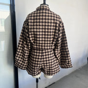 Checked Jacket and Shorts Set