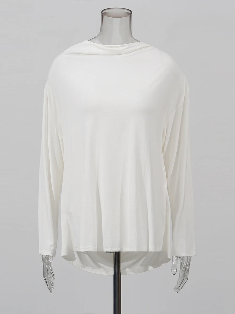 Relaxed Long-Sleeve Layered Top