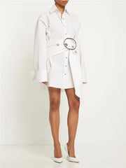 Oversized Longline Button Shirt