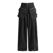 Cropped Jacket, Wide-Leg Jeans or Set