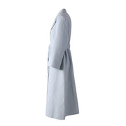 Double-Breasted Longline Coat