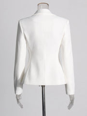 Rosette Blazer and Pants Set