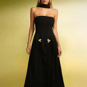 Strapless A-Line Dress
