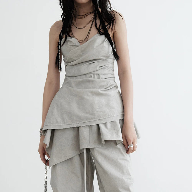 Asymmetric Draped Camisole