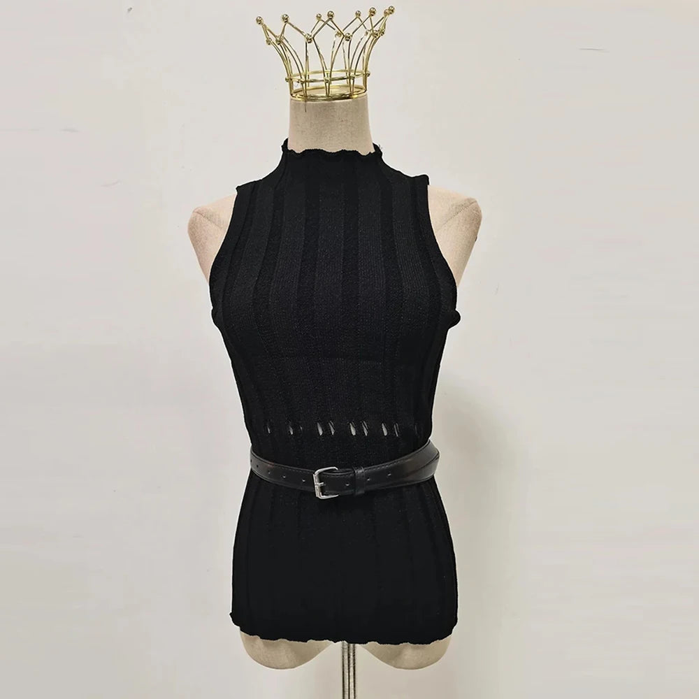 Fitted Vest or Wide-Leg Pants