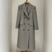 Double-Breasted Longline Coat