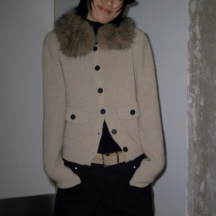 Textured Button-Front Cropped Jacket