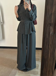 Utility Shirt and Pants Set