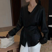 Tie-Waist Wrap Jacket