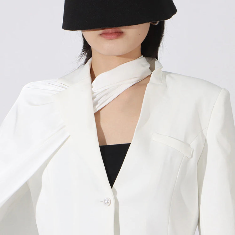 Tailored Blazer and Skirt Set