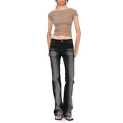 Faded Bootcut Jeans