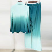 Ombre Blazer and Pants Set