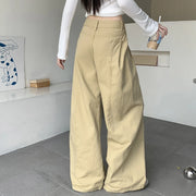 Pleated Wide-Leg Pants