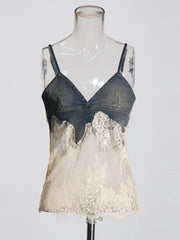 Lace-Trim Top and Shorts Set