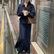 Collared Jacket or Long Skirt