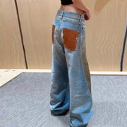 Relaxed Straight-Leg Jeans