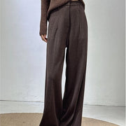 Full-Length Wide-Leg Pants