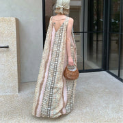 Geometric-Print Relaxed Dress