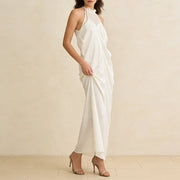 Draped Halter Long Dress