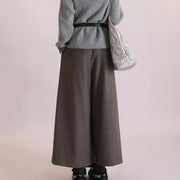 Wide-Leg Cropped Pants