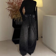 Shimmer Wide-Leg Pants