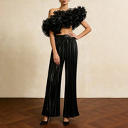 Ruffled Top or Pleated Pants