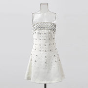 Embellished Strapless Mini Dress