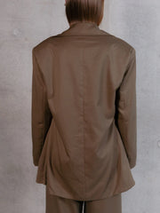 Tie-Detail Cropped Blazer