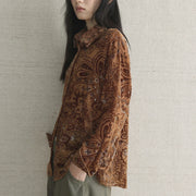 Paisley-Print Button-Up Shirt