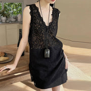 Floral Lace Sleeveless Top