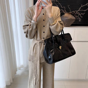 Cardigan and Flared Pants Set
